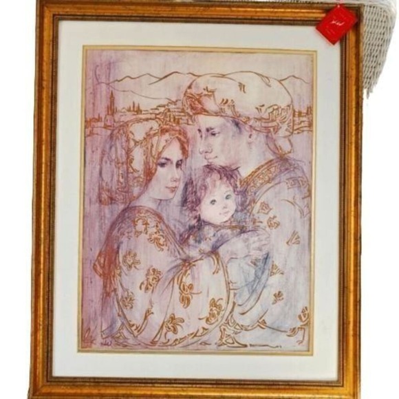 Certified‎ Print Holy Family by Edna Hibel